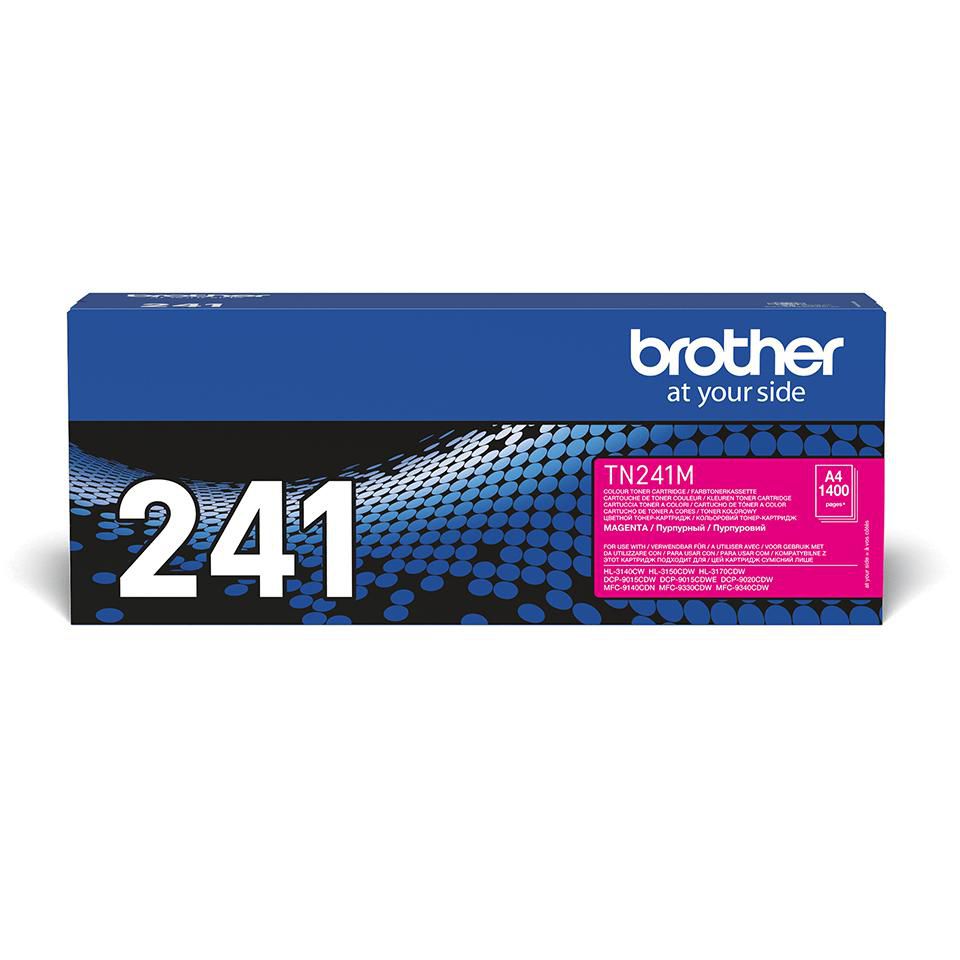 Brother Toner TN-241M – Magenta, 1400 Seiten – für HL-3140CW/HL-3150CDW/HL-3170CDW und andere