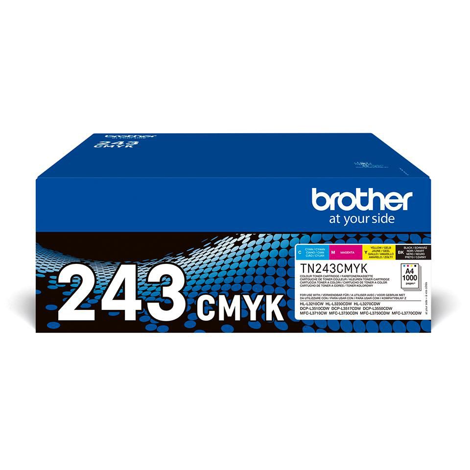 Brother Toner-Multipack – BK/C/M/Y, 1000 Seiten