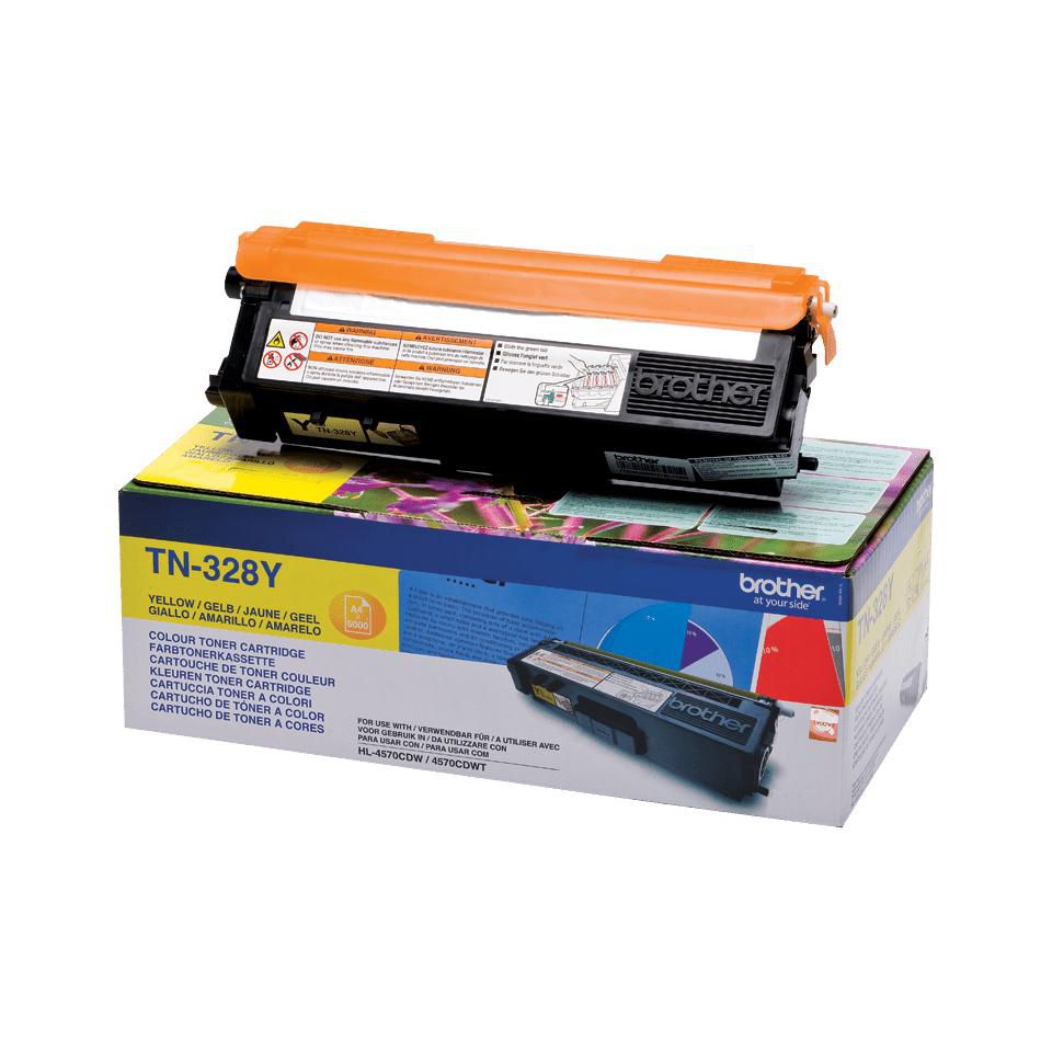 Brother Toner – Gelb, 6000 Seiten