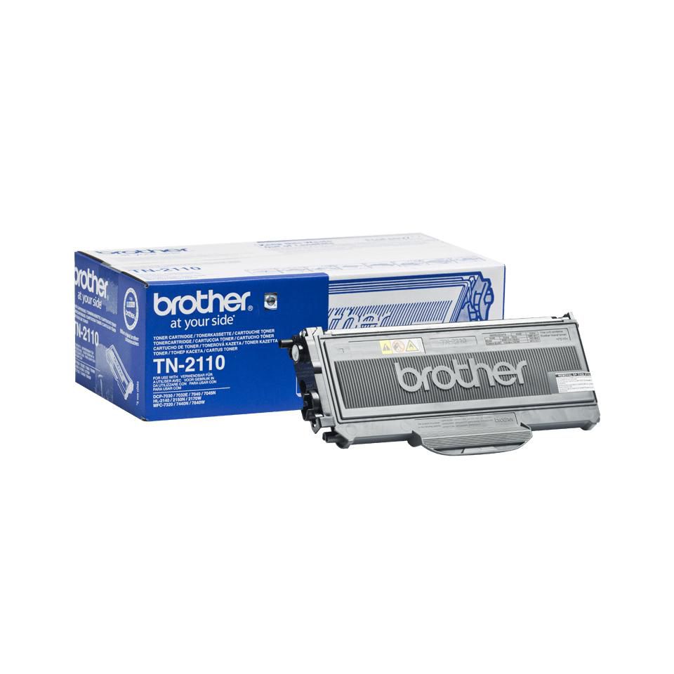Brother TN-2110 Schwarz Toner – Original – 1'500 Seiten – für Brother HL-2140/HL-2150N/HL-2170W und andere
