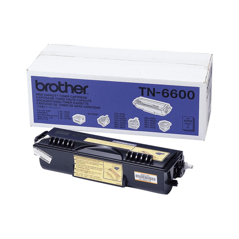 Brother Toner TN-6600 – schwarz, 6000 Seiten – für Brother HL-1030/1230/1240 und andere