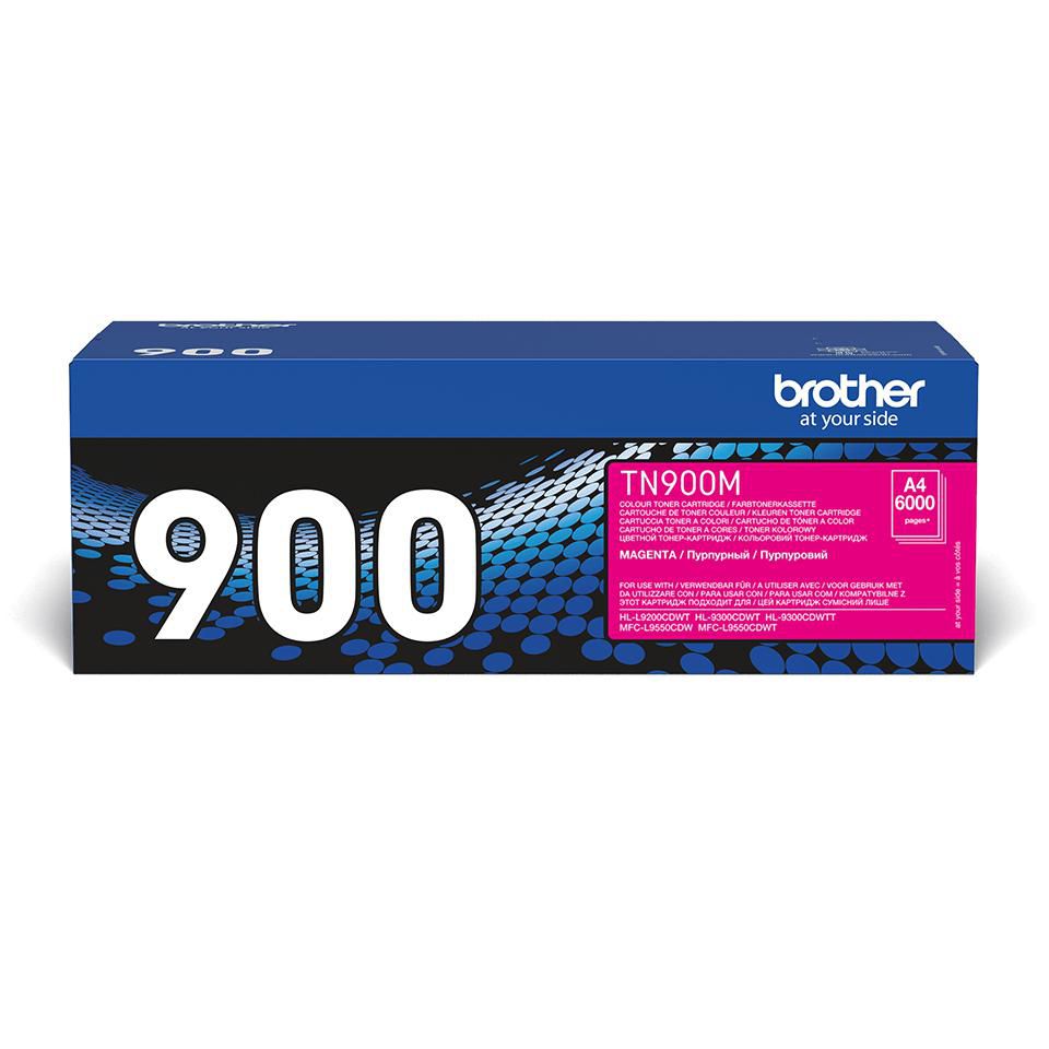 Brother Toner TN-900M – Magenta, 6000 Seiten – für Brother HL-L9200CDWT/MFC-L9550CDW