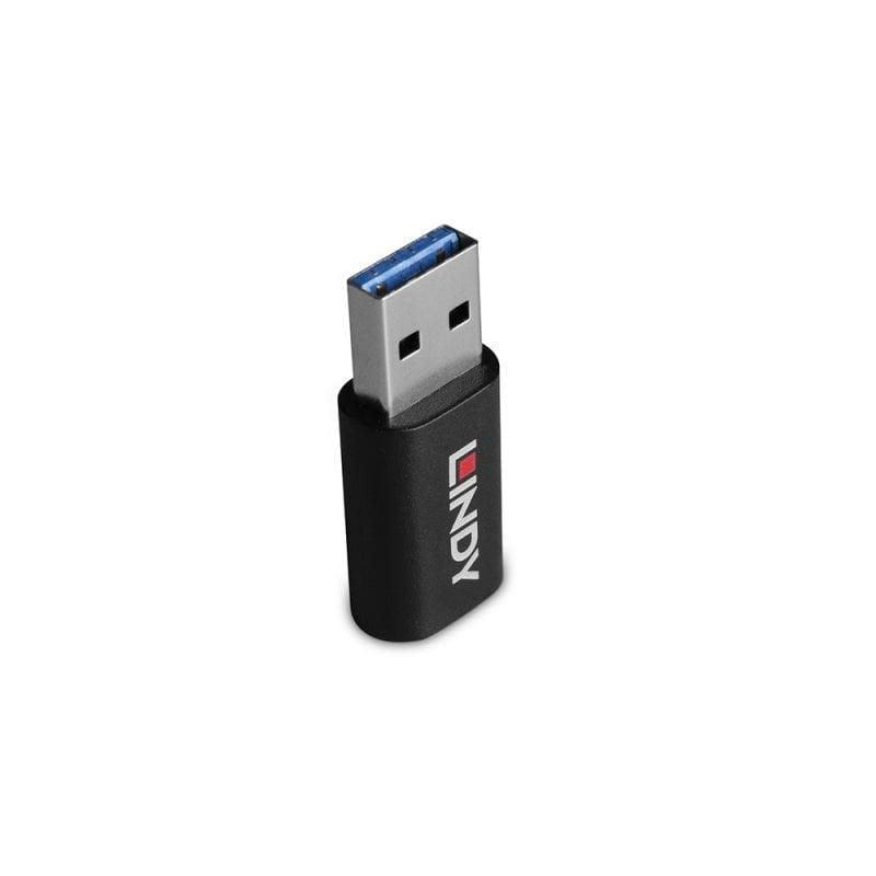 Lindy USB-Adapter USB-A auf USB-C – USB 2.0 (480 Mbit/s) – Schwarz