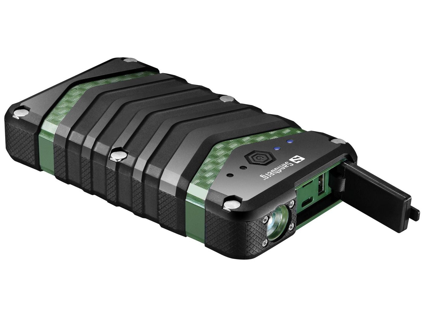 Sandberg Powerbank 20100 mAh, IP67, für Smartphones, Schwarz