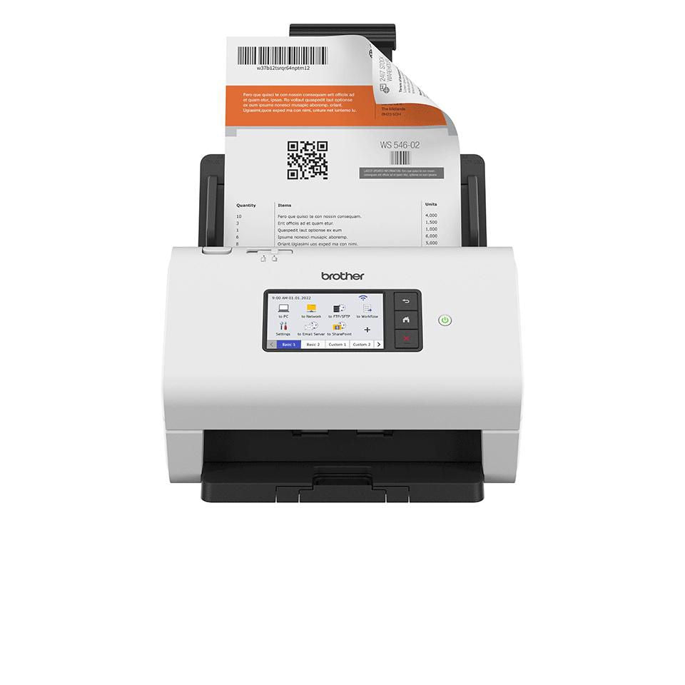 Brother ADS-4900W – Dokumentenscanner, Legal, Duplex, 60 ppm, 600 dpi, ADF 100 Blatt, WLAN, LAN, USB