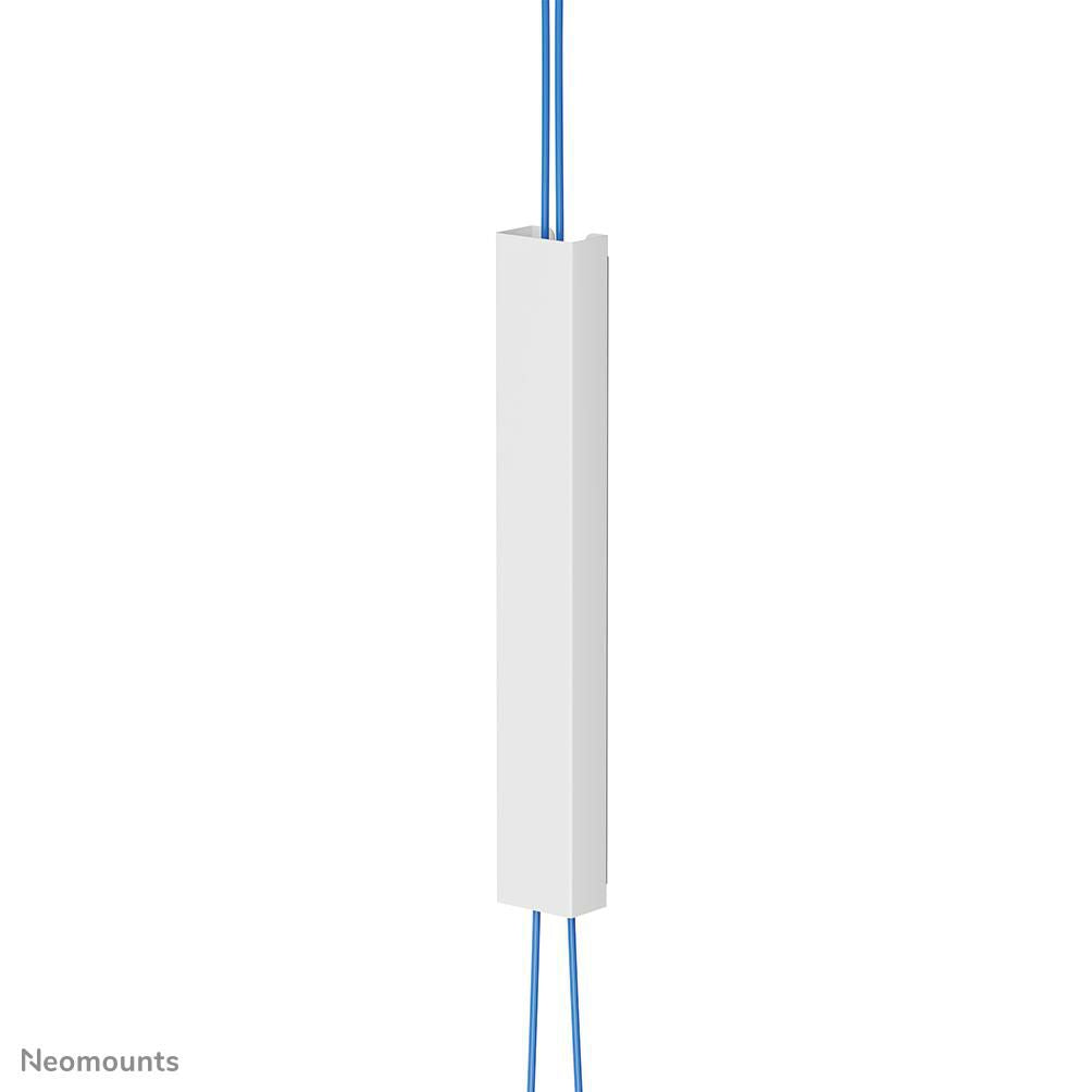 Neomounts ADS06-123WH Untertisch-Kabelwanne – 50 × 32 × 350 mm – Stahl – Weiss, magnetisch, 1 Stk.