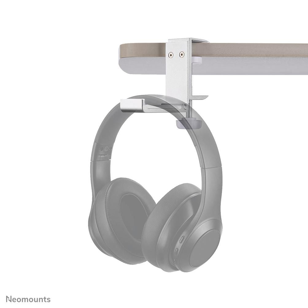 Neomounts ADS11-171SL – Headset-Ständer – für Headsets (universal) – Klemmbefestigung, Aluminium – Silber