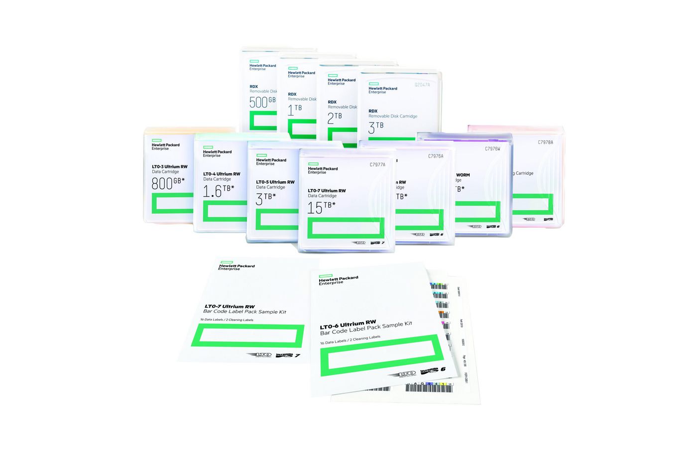 HPE Barcode-Etiketten – für LTO-5 Ultrium RW, 100 Stk