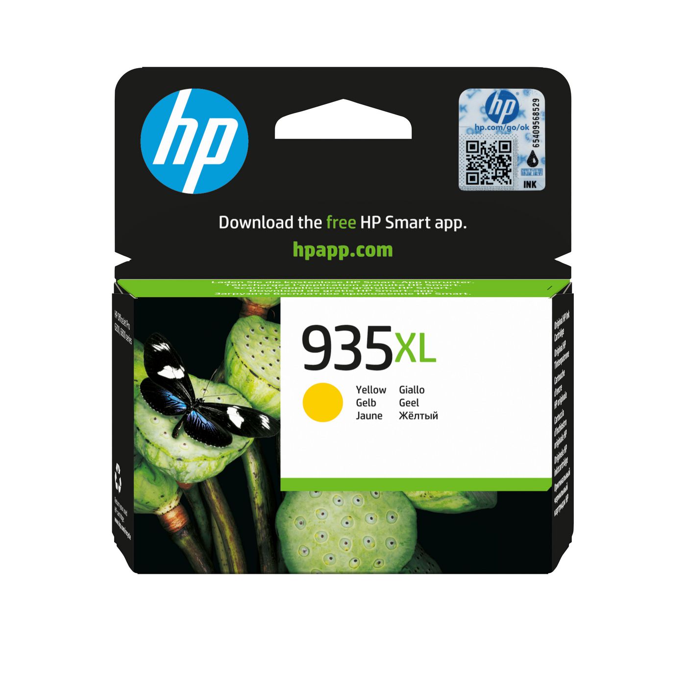HP Tintenpatrone 935 XL, Gelb – für OfficeJet Pro 6600, OfficeJet 6700, OfficeJet 6100 und andere
