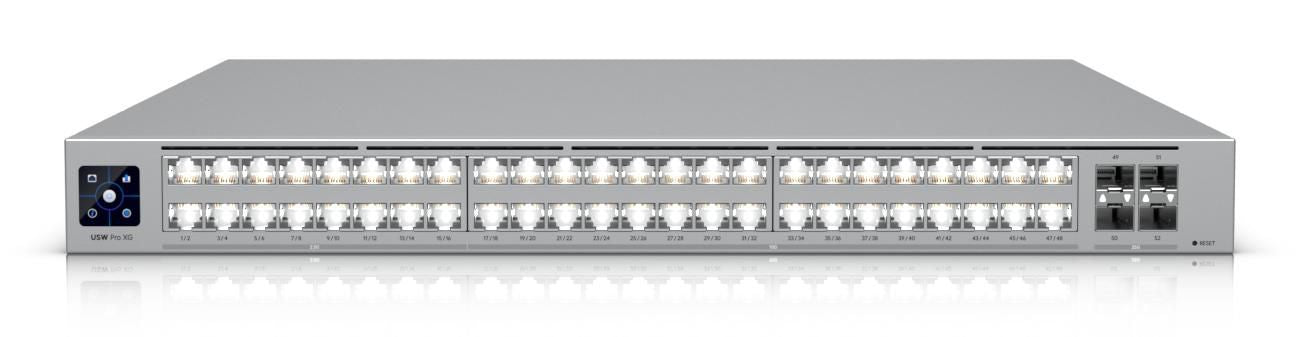 Ubiquiti Managed Switch – 32×10G RJ45, 16×2.5G RJ45, 4×SFP28, L2/L3, 1U