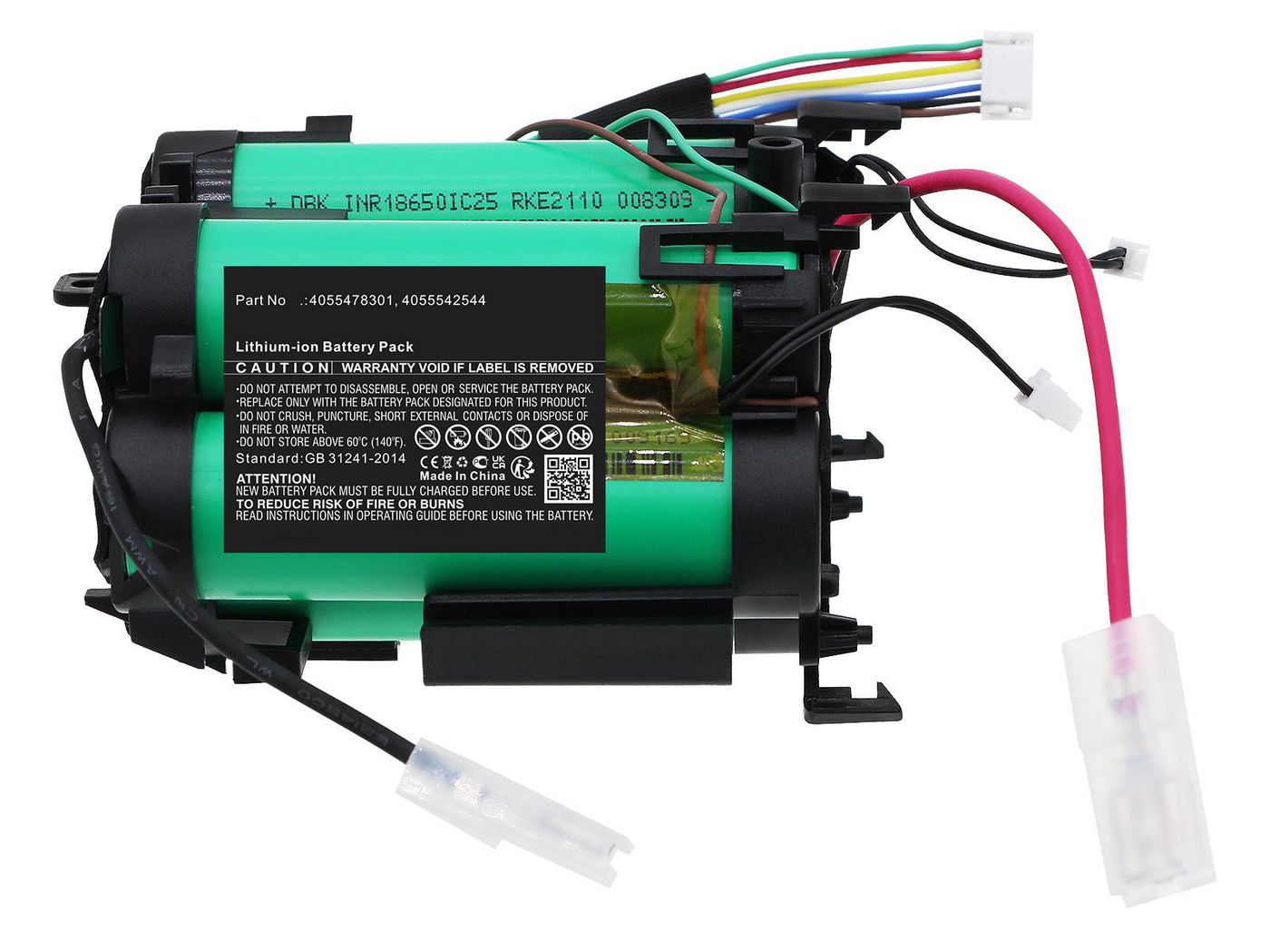 CoreParts Ersatzakku Li-Ion 2000 mAh, 25,2 V – für AEG, Electrolux