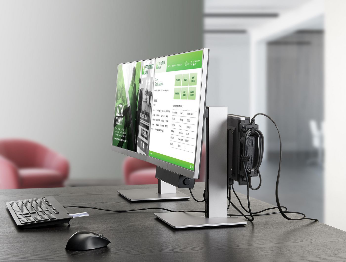 HP Business Slim Smartcard – Tastatur – mechanisch – kabelgebunden – USB-A – schwarz