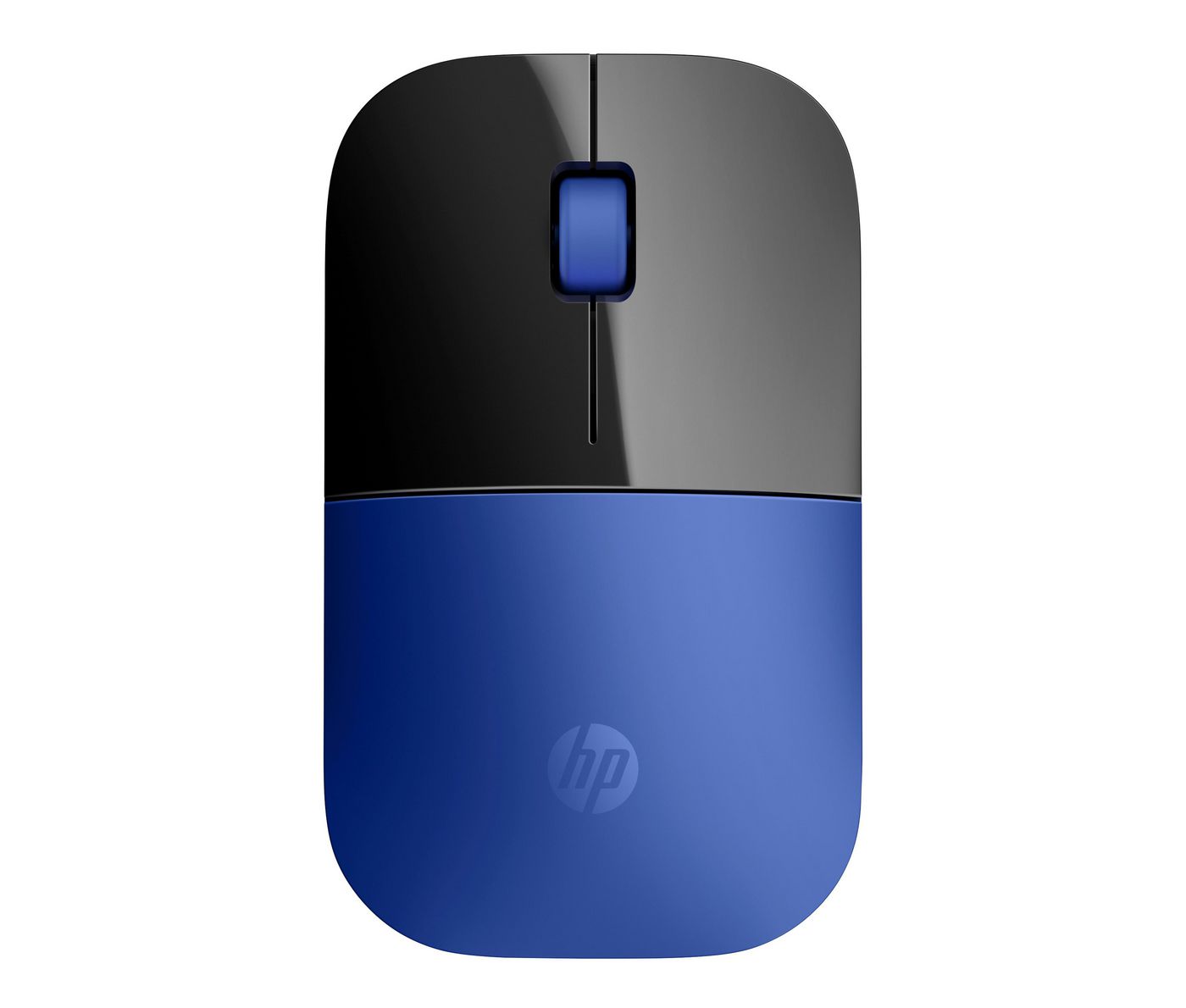 HP Z3700 – Maus – Kabellos (2,4 GHz), 1200 DPI, beidhändig, Schwarz, Blau