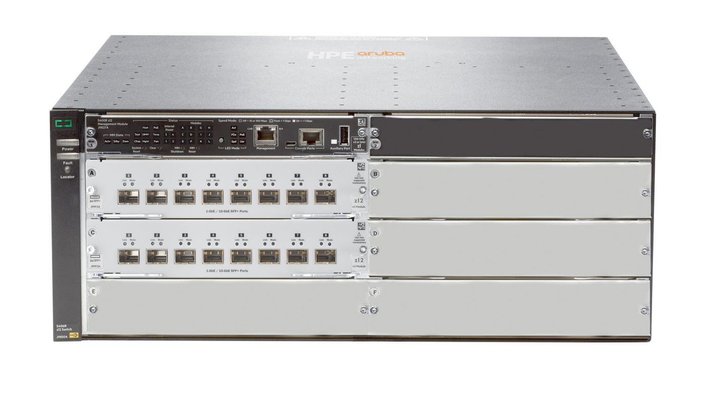 HPE Aruba 5406R – Managed Switch – 16×SFP+, L3