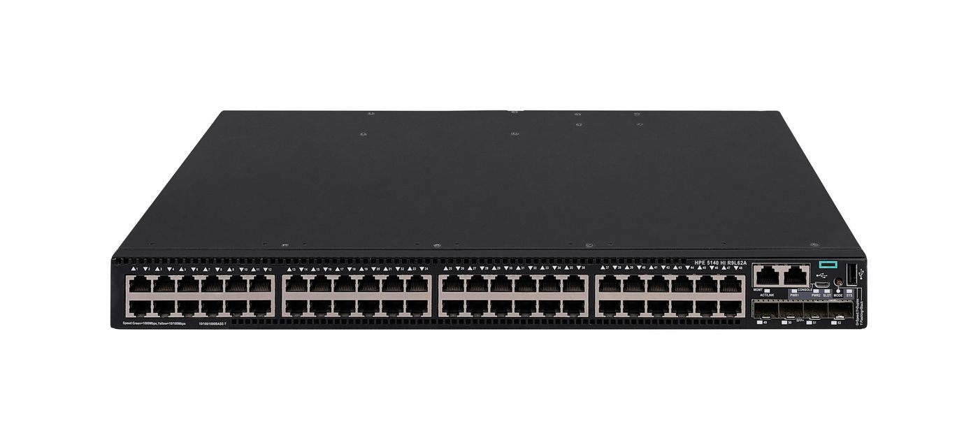 HPE 5140HI – Managed Switch – 48×GbE, 4×SFP+, L3, PoE+, 1U