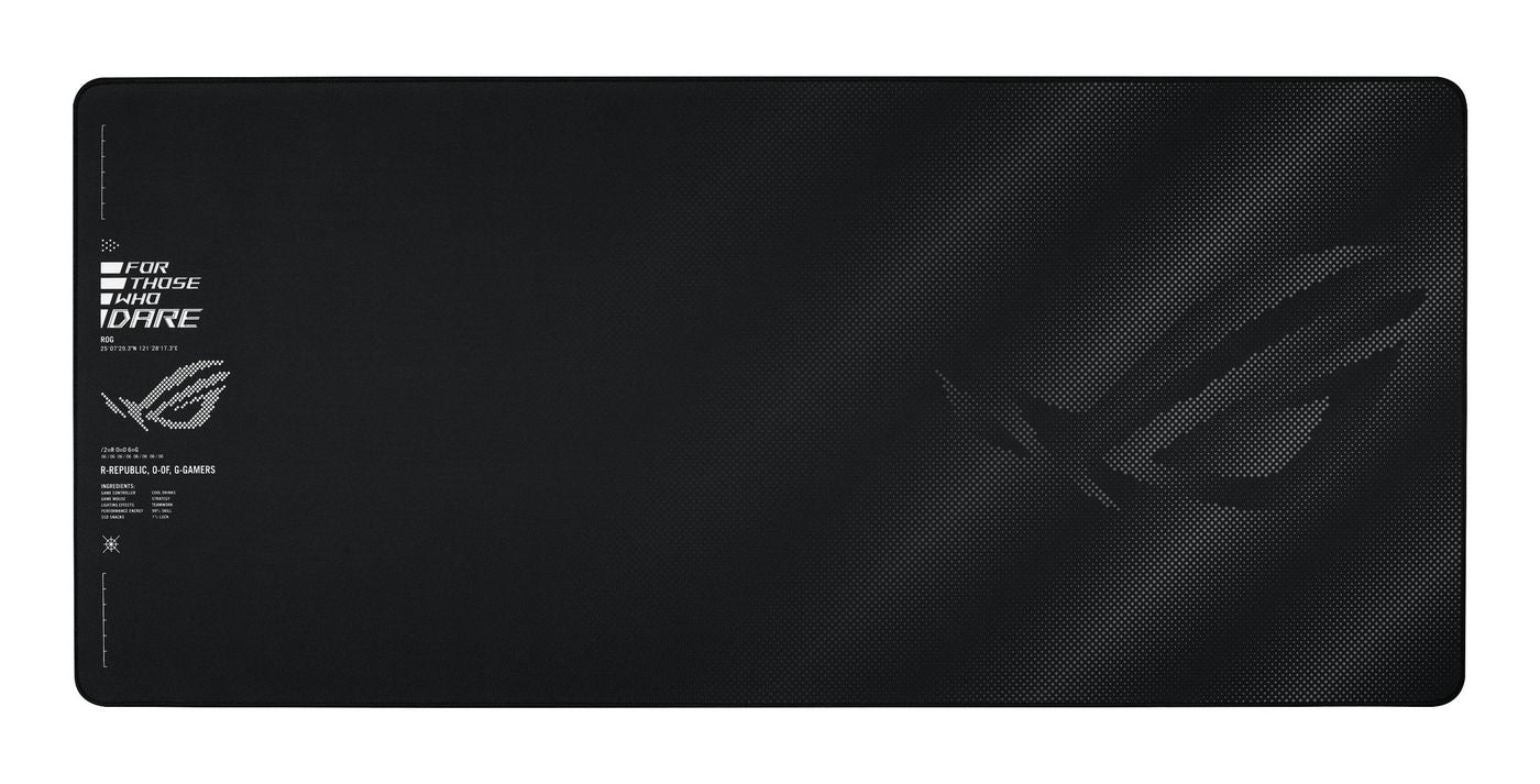 ASUS ROG Sheath II XXL Gaming-Mauspad – schwarz, 900×400×3 mm, gestickte Kanten, Anti-Rutsch-Basis