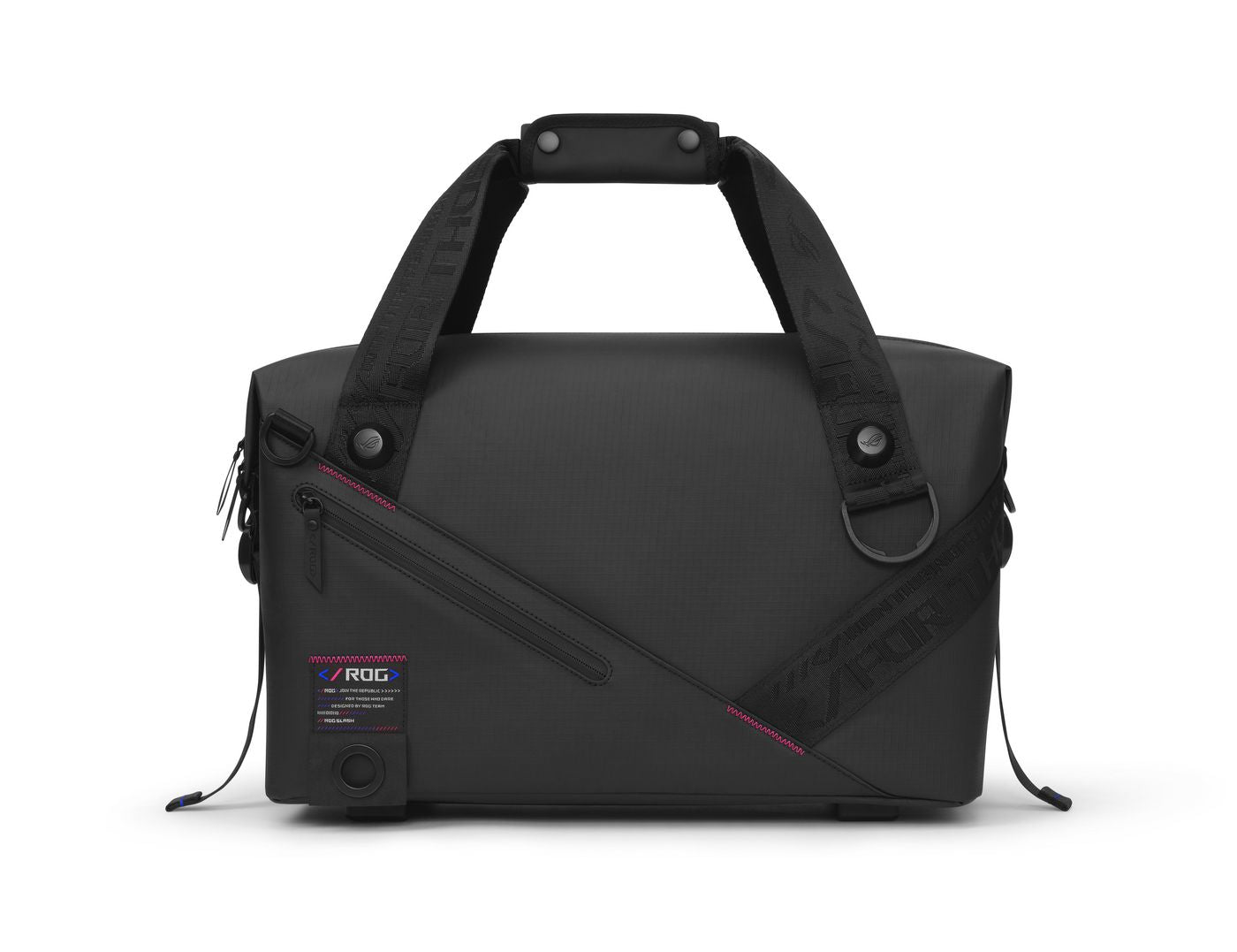 ASUS Sporttasche ROG Slash Duffle Bag – 26,5 l, wasserfest, Polyester, schwarz, 45 × 27 × 20 cm