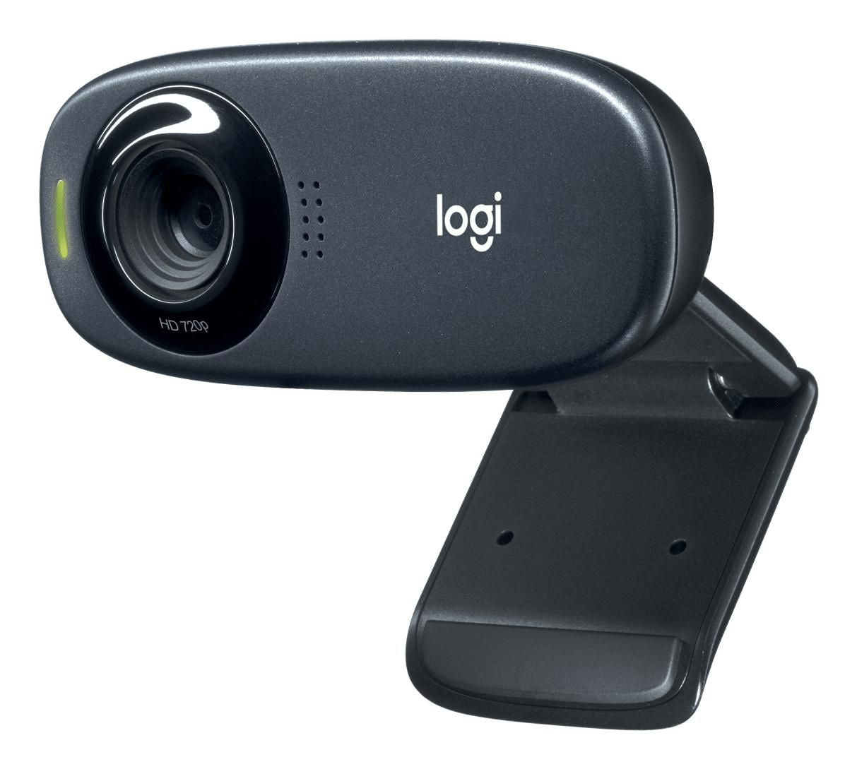 Logitech C310 Webcam – HD 720p, 30 fps, USB 2.0 – Schwarz