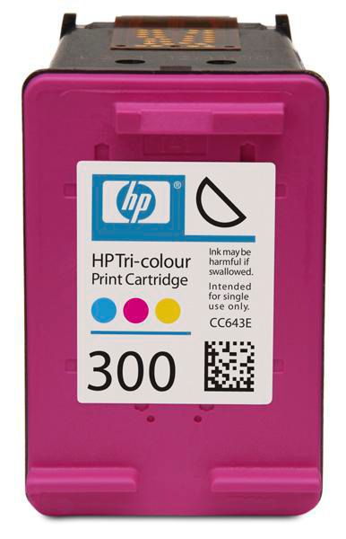 HP 300 Tri-colour – Original Druckerpatrone, Cyan, Magenta, Gelb