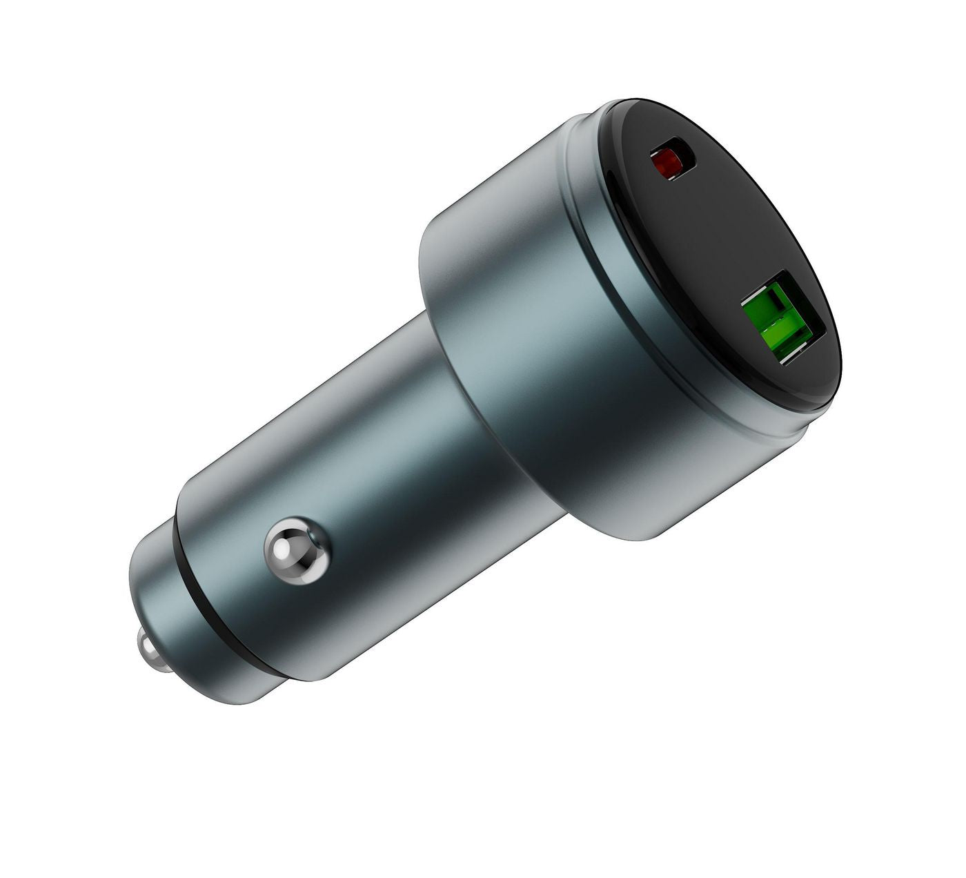 CoreParts USB-C Auto-Ladegerät 63 W – USB-C×1, USB-A×1 – PD, QC – für Laptop, Smartphone & Tablet – Schwarz