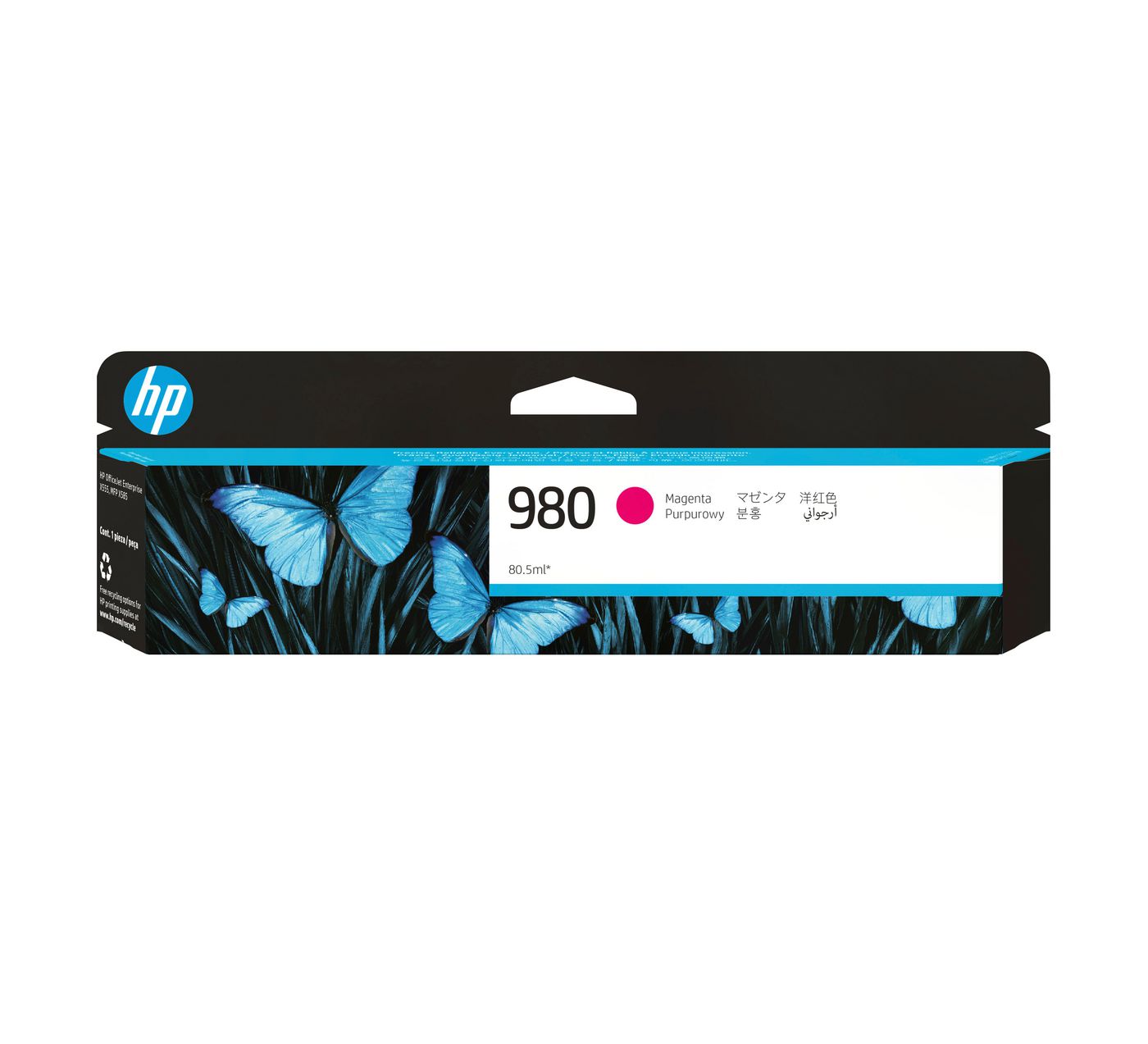 HP Tintenpatrone 980, Magenta, 6'600 Seiten – für Inkjetdrucker/Multifunktionsgeräte