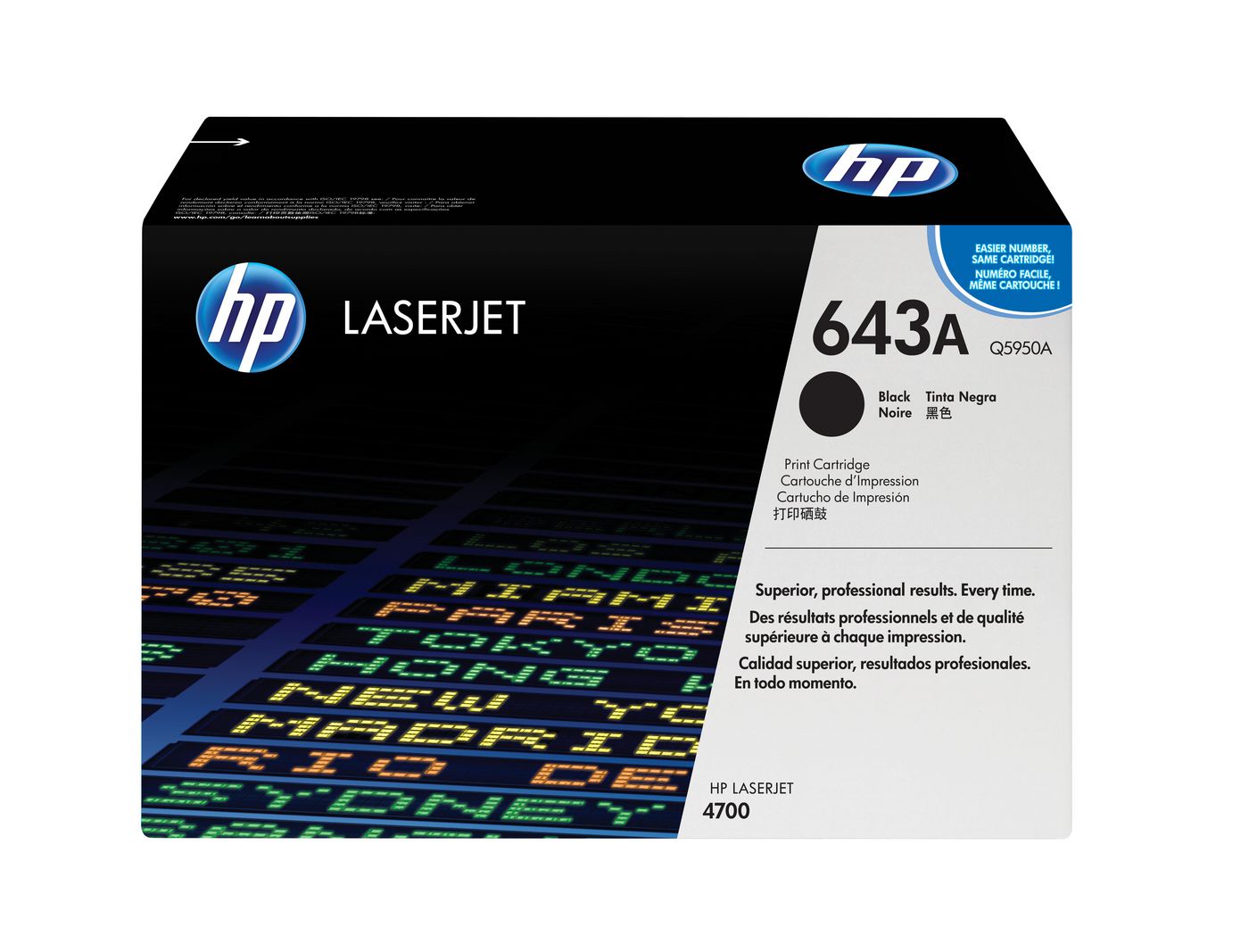 HP Toner 643A – schwarz, 11000 Seiten