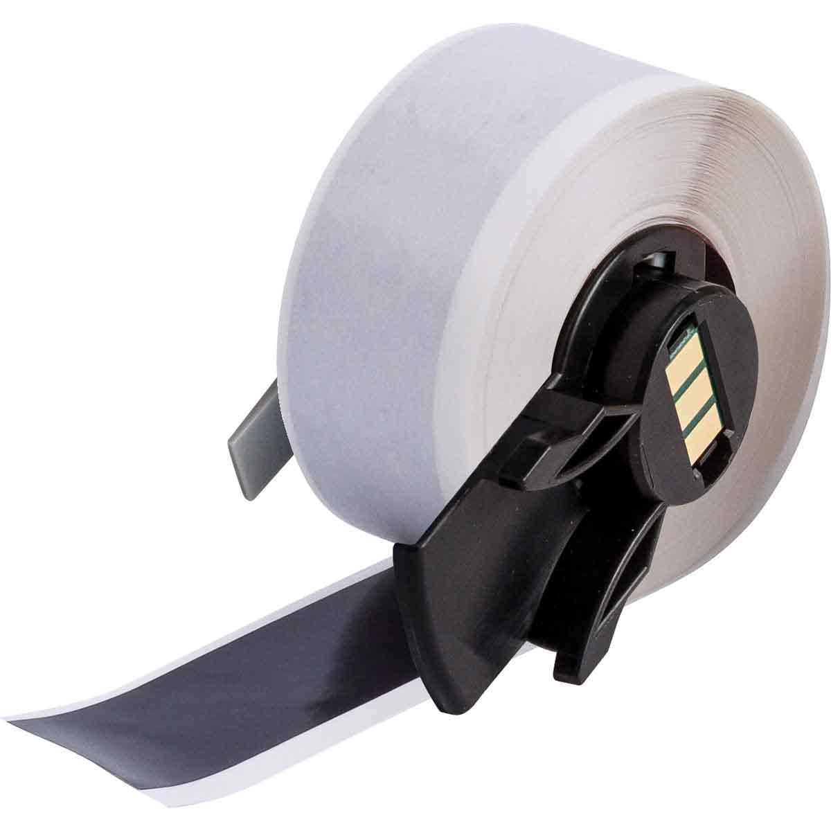 Brady Endlos-Etiketten 25 mm – Vinyl, Schwarz – Permanent haftend – Thermotransfer – für BMP61/BMP71/M610