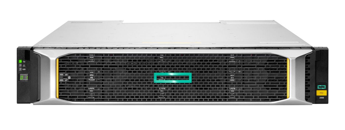 HPE MSA 2060 – 24-Bay Rack 2U SAN – 10GbE, für HDD/SSD