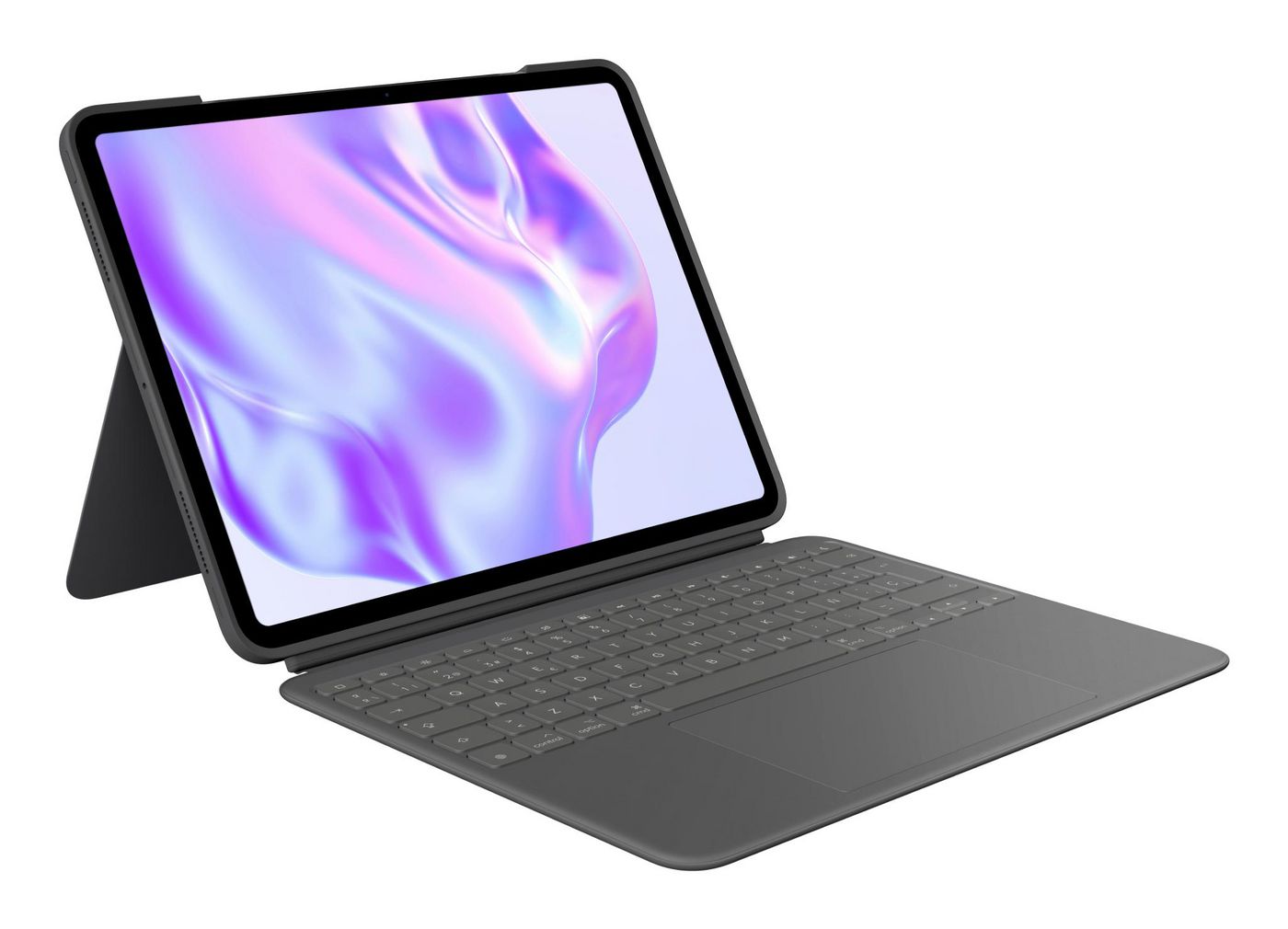 Logitech Combo Touch Tastatur-Case für iPad Pro 13" (M4) – Smart Connector, Trackpad, Beleuchtung – Graphit