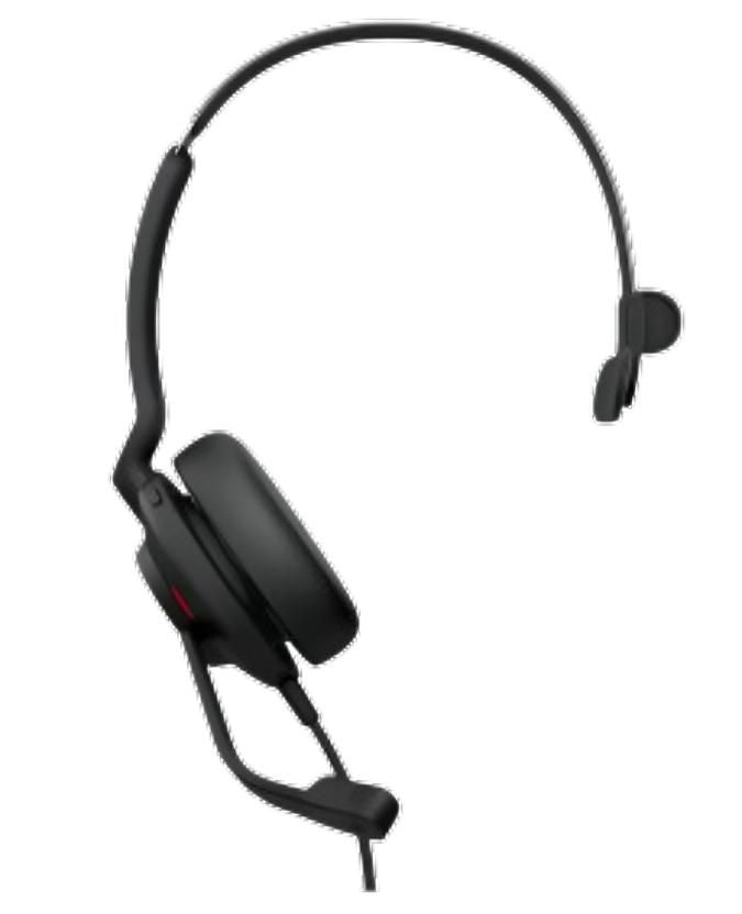 Jabra Office-Headset – On-Ear, Stereo, Kabel (USB-C/USB-A), Schwarz