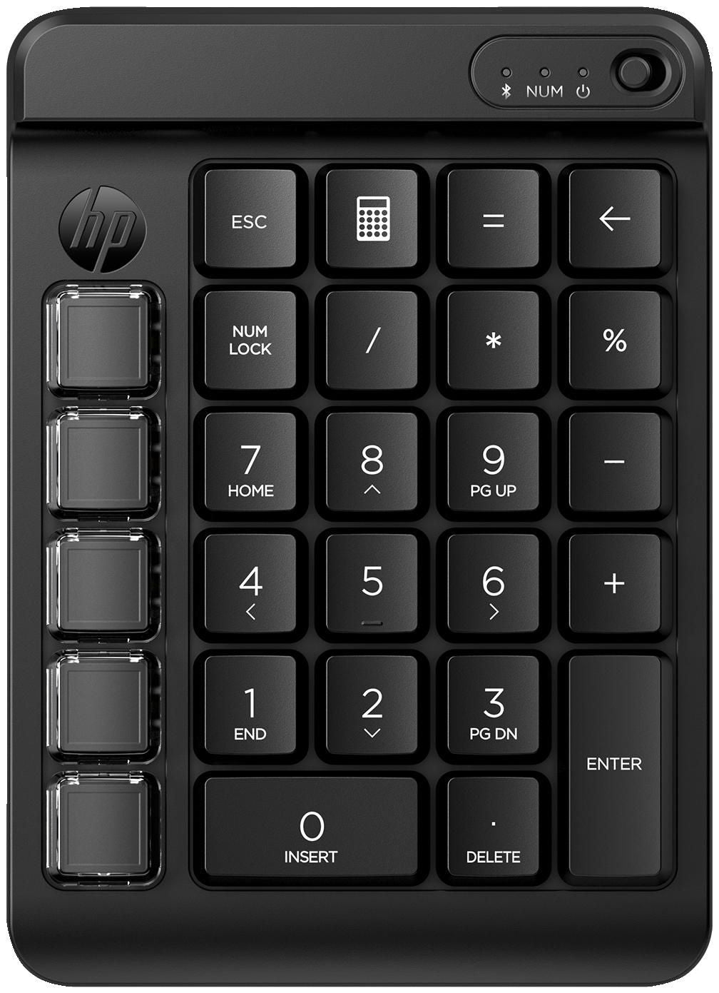 HP 435 Programmierbares Wireless – Tastenfeld-Steuerpult – Mechanisch – Bluetooth 5.3 – Schwarz