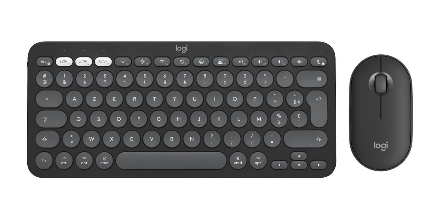 Logitech Pebble 2 Combo – Tastatur-Maus-Set, für Mac, graphit