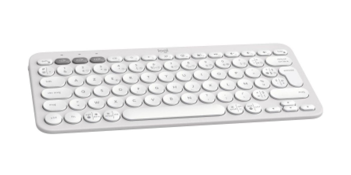 Logitech Pebble Keys 2 K380s – Tastatur (Mini) – Schere – Bluetooth & 2,4 GHz (Logi Bolt) – AZERTY (FR)