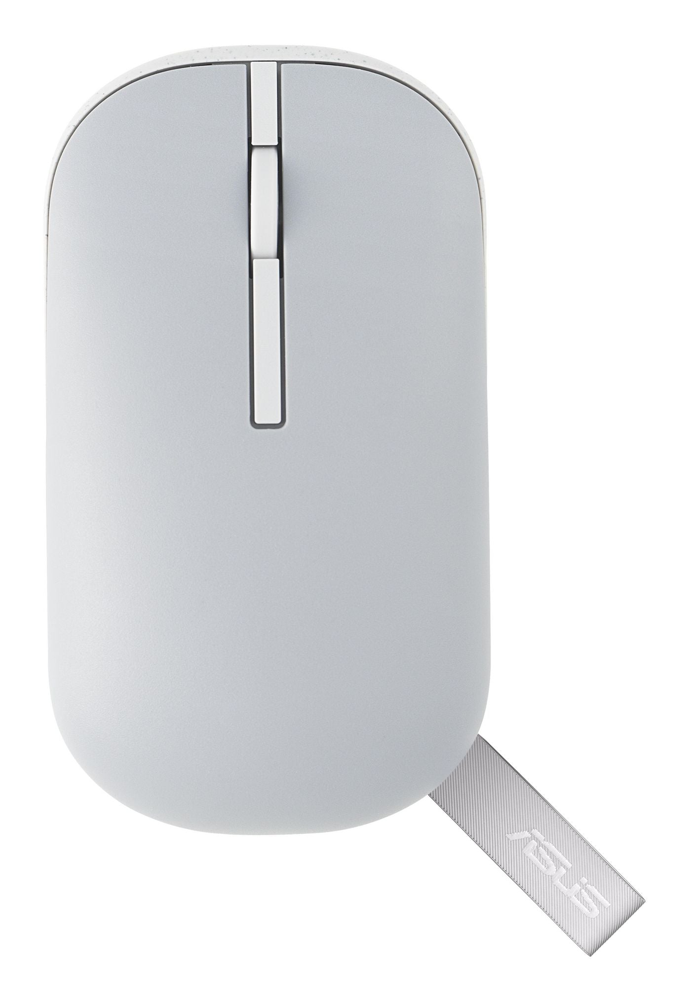 ASUS Marshmallow Md100 – Maus – Kabellos (Bluetooth/2,4 GHz), beidhändig, Grau