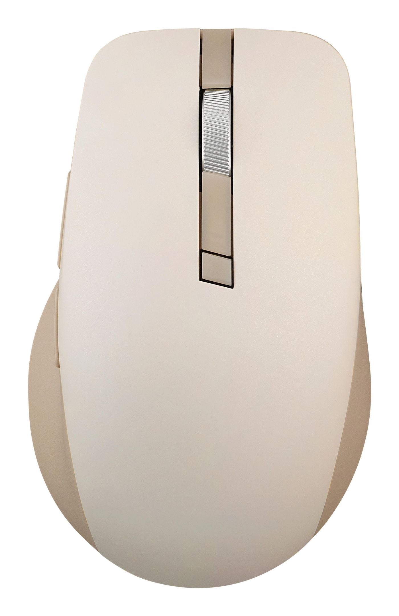 ASUS Smarto Md200 Silent Plus – Maus – Kabellos (Bluetooth/2,4 GHz), 4200 DPI, beidhändig, Beige