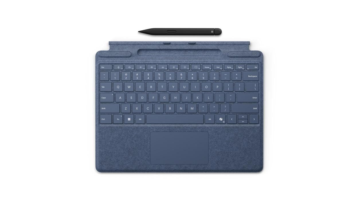 Microsoft Surface Pro Tastatur – Deutsch (QWERTZ), Blau
