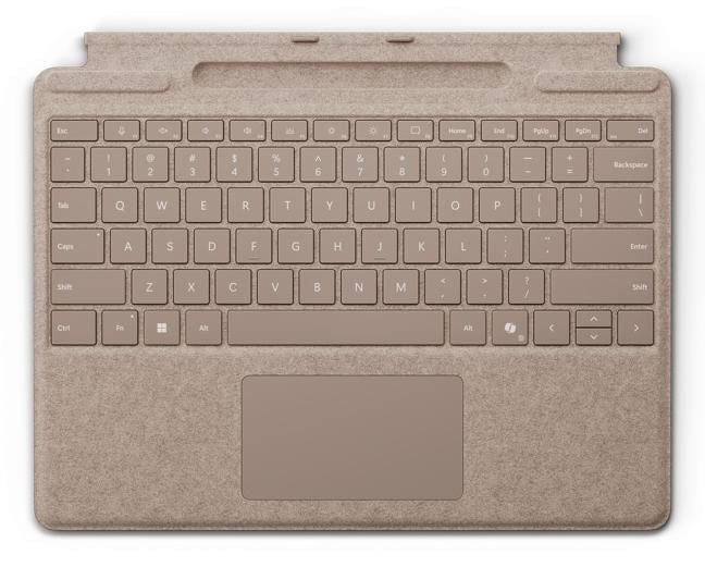 Microsoft Tastatur mit Stiftfach – Surface Pro, QWERTZ, Beige