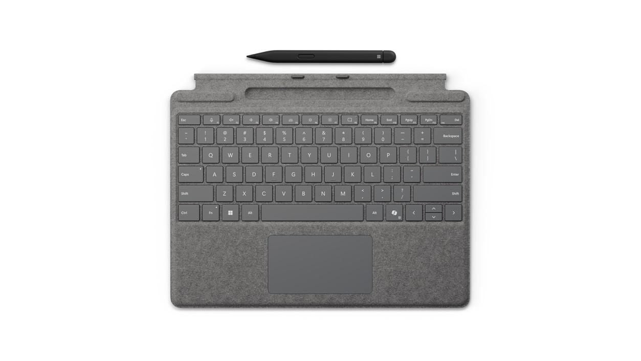 Microsoft Surface Pro Tastatur – Surface Pro, Slim Pen für Business, Platin