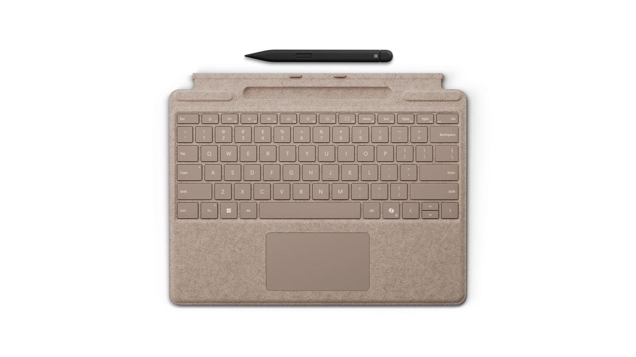 Microsoft Slim Pen QWERTZ Deutsch – Surface Pro, Tastatur, Beige