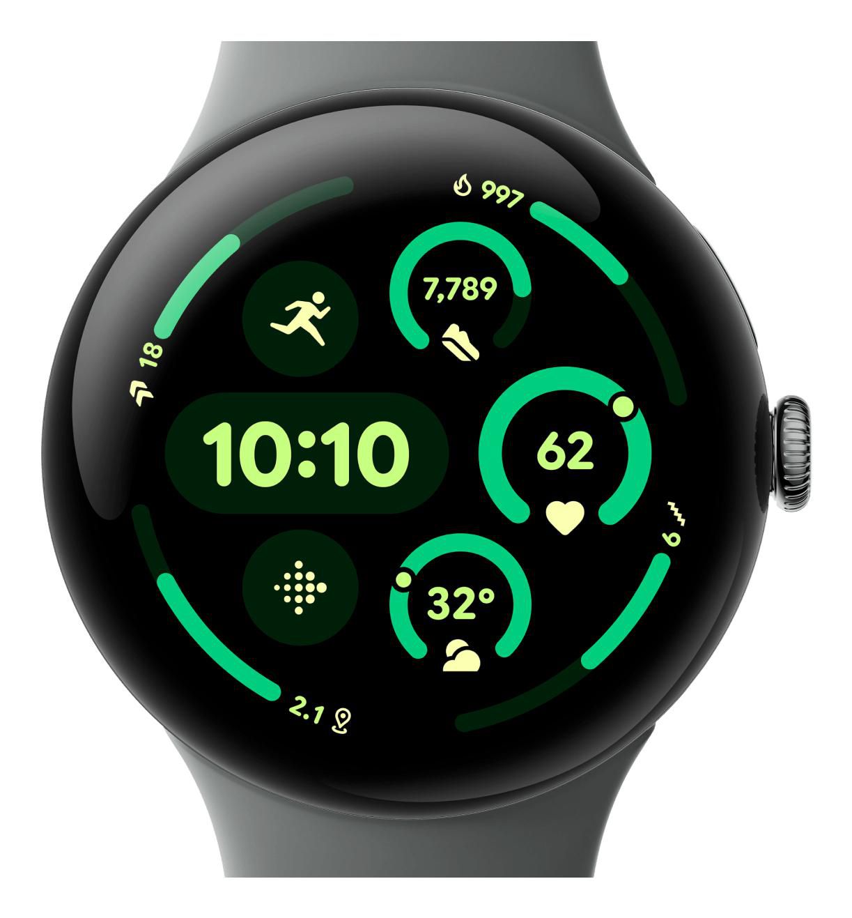Google Pixel Watch 3 – Smartwatch – 45 mm, WLAN, GPS, AMOLED, Braun