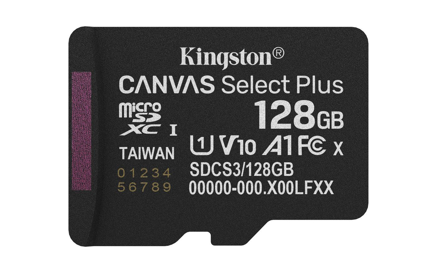 Kingston Technology Kingston microSDXC 128 GB – UHS-I, Klasse 10, U1, V10, A1, 150 MB/s Lesen, ohne Adapter
