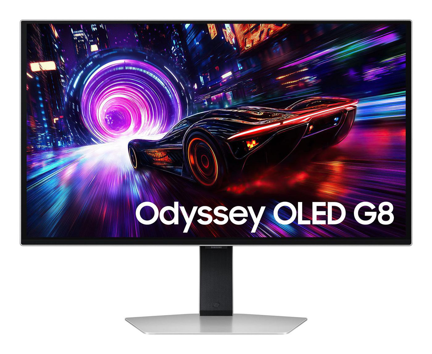 Samsung G81Sf – Monitor, 27" 3840 × 2160 (UHD 4K), OLED, Silber