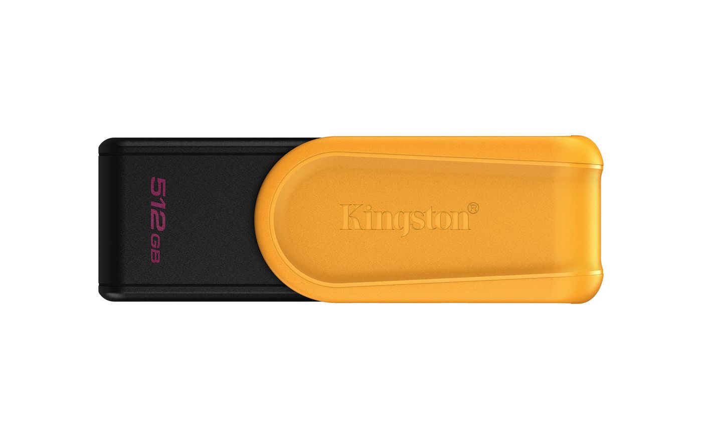 Kingston Technology Kingston DataTraveler Exodia S USB-Stick 512 GB – USB-A 3.2 Gen 1, Drehring, Schwarz, Gelb