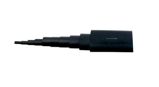 3M Schrumpfschlauch, Ø 25/85 mm × 100 cm, Schrumpftemp. 135 °C – Schwarz