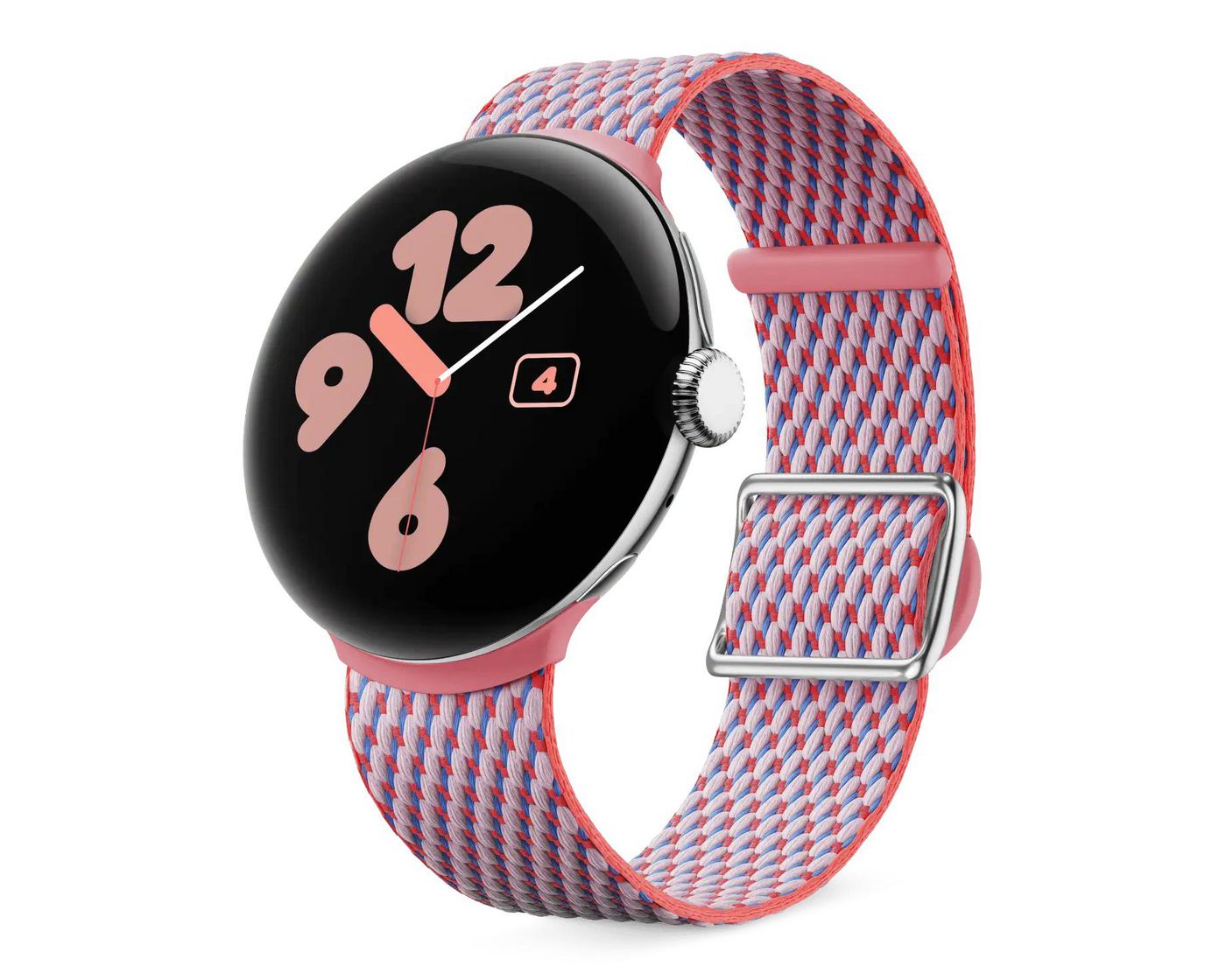 Google Uhrenarmband – Baumwollfaser, Koralle