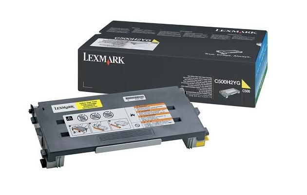 Lexmark Toner C500H2YG – Gelb, 3000 Seiten – für C500/X500/X502