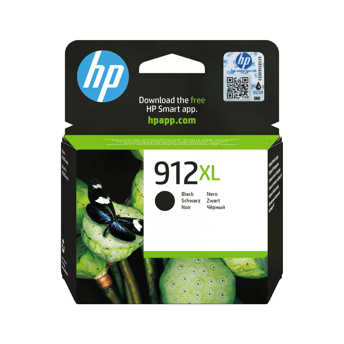 HP 912XL Schwarz Tintenpatrone (Original) – 720 Seiten – für OfficeJet 8010e/8012, OfficeJet Pro 8020e/8022…