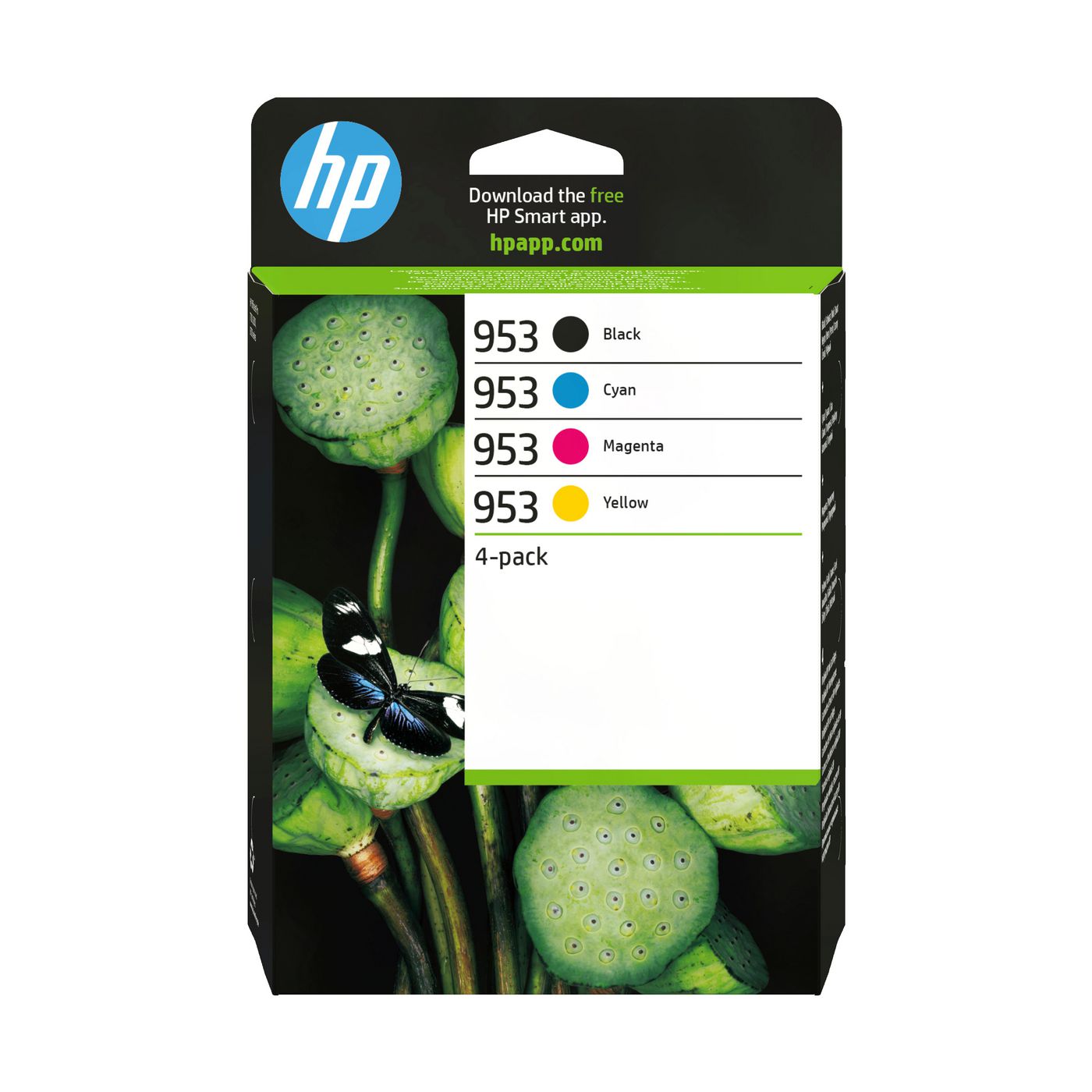 HP Tintenpatronen-Multipack 953, CMYK, 4er-Pack