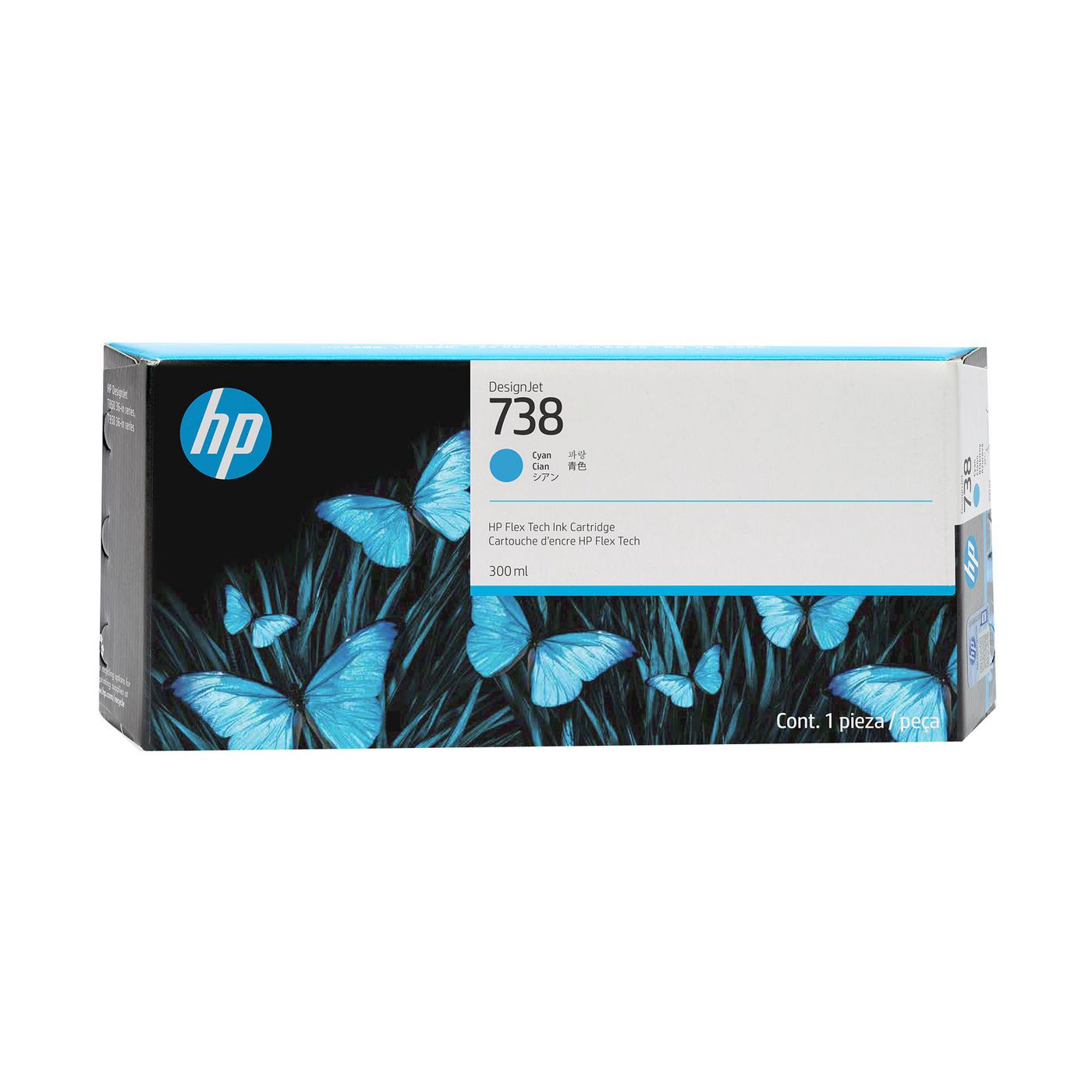 HP Tintenpatrone 676M6A, cyan – für Inkjetdrucker/Multifunktionsgeräte