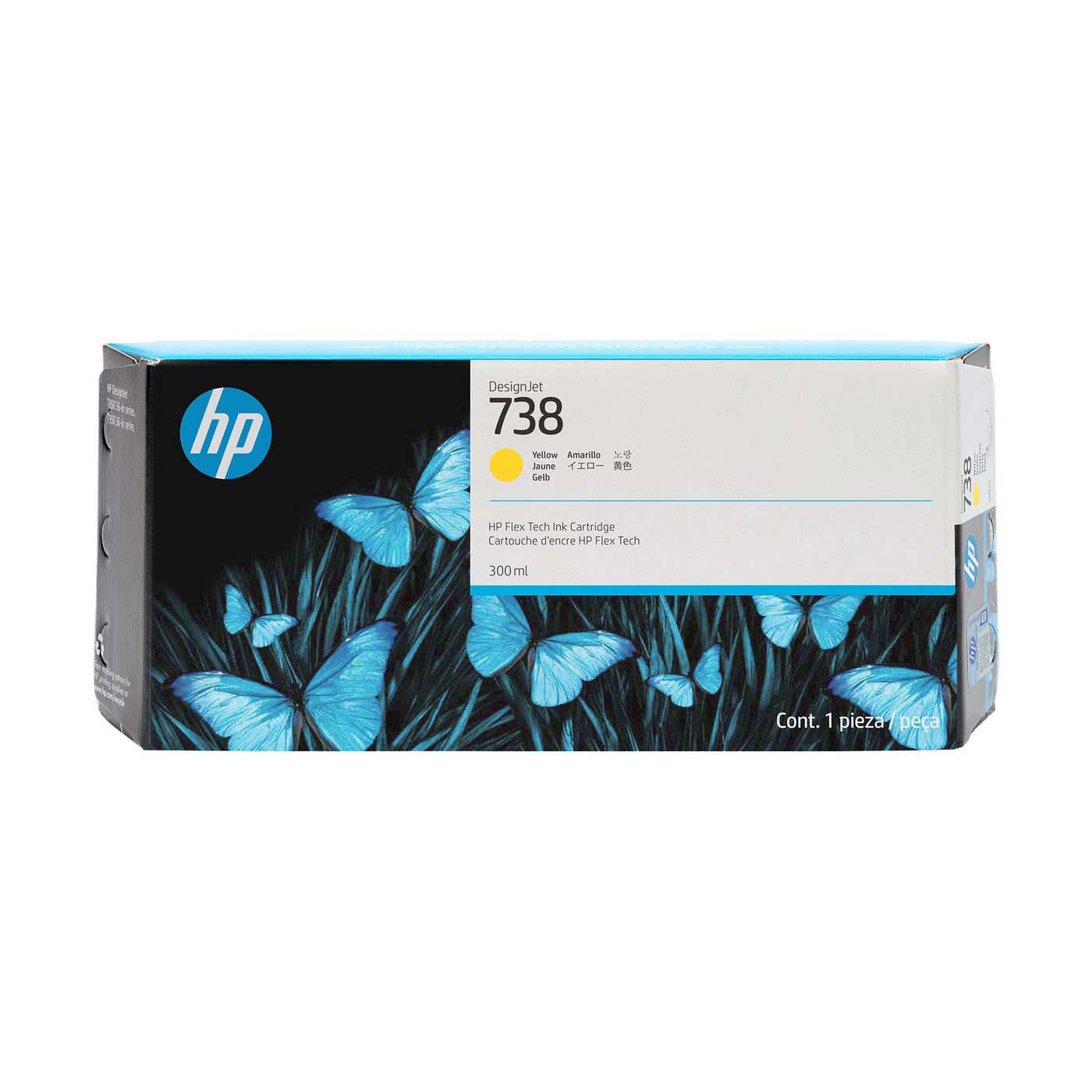 HP Tintenpatrone 676M8A, Gelb, 300 ml